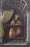 Sandro Botticelli, St Augustine in his Study
